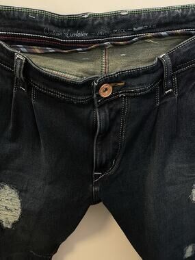 Gas Men's Distressed Denim Jeans Size 36 Slim Fit NWOT GF
